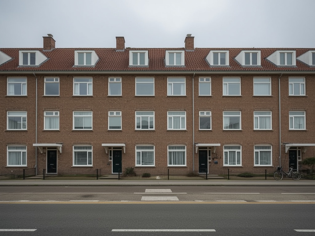 foto van ouderwetse huizen