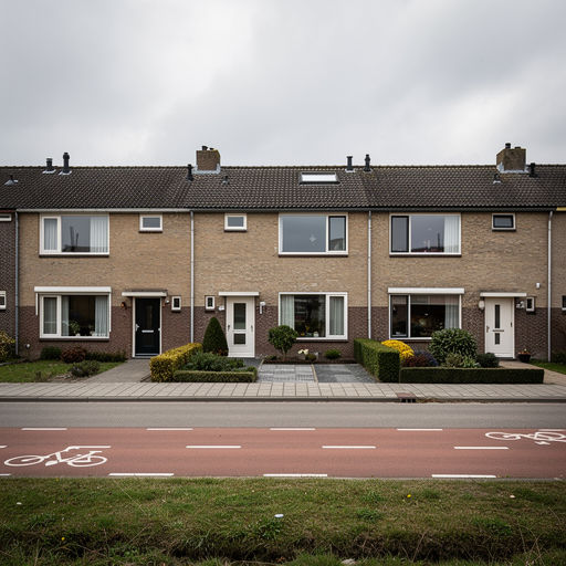 foto van ouderwetse huizen