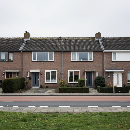 foto van ouderwetse huizen