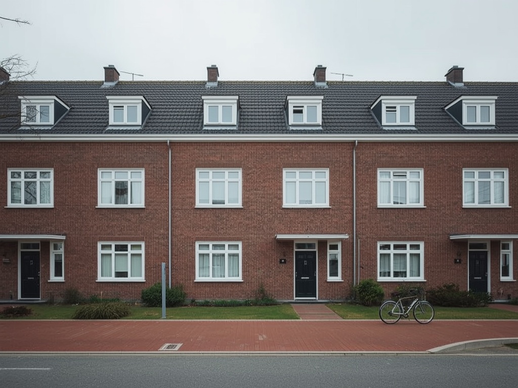 foto van ouderwetse huizen