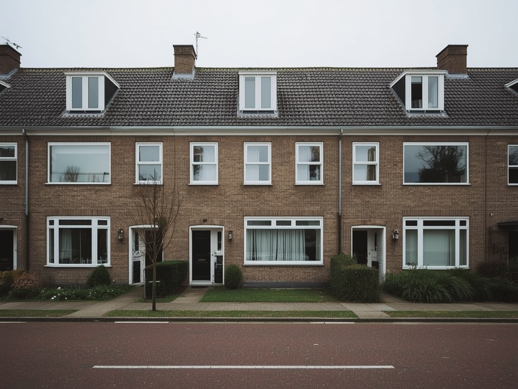 foto van ouderwetse huizen