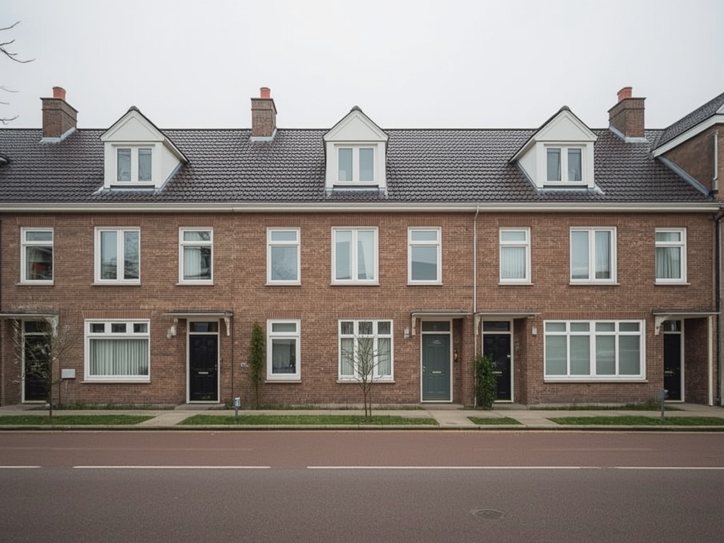 foto van ouderwetse huizen