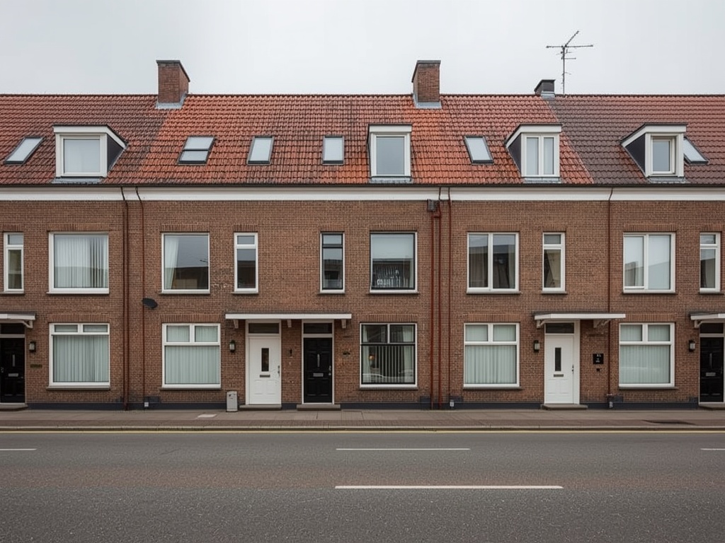 foto van ouderwetse huizen