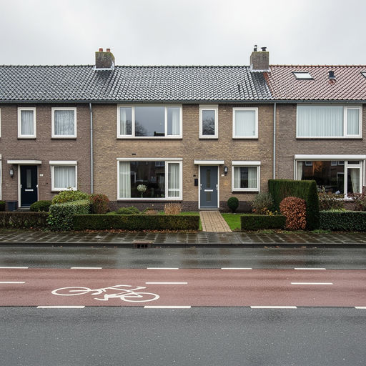 foto van ouderwetse huizen