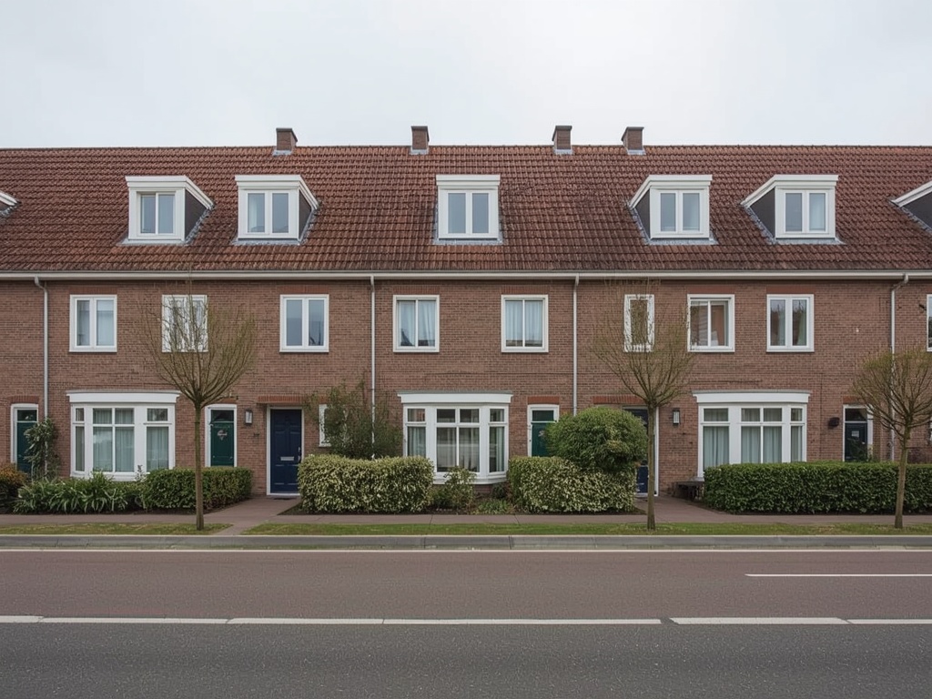foto van ouderwetse huizen