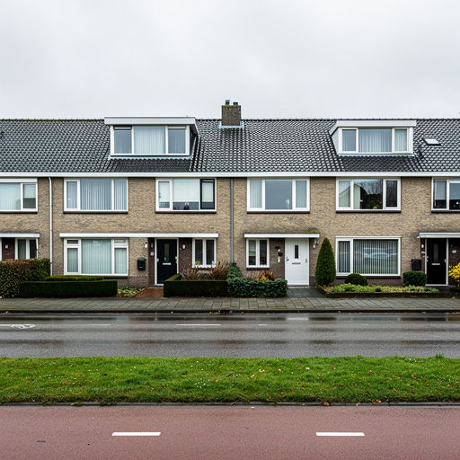 foto van ouderwetse huizen