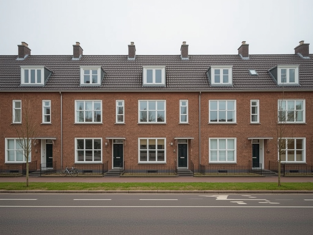 foto van ouderwetse huizen