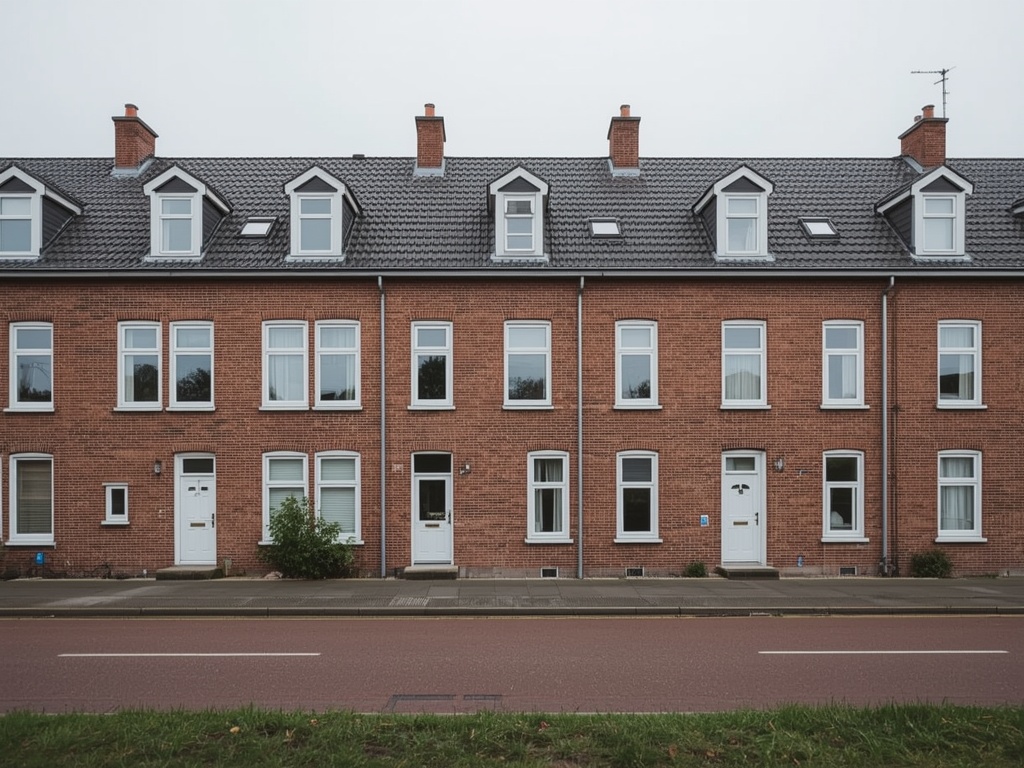 foto van ouderwetse huizen