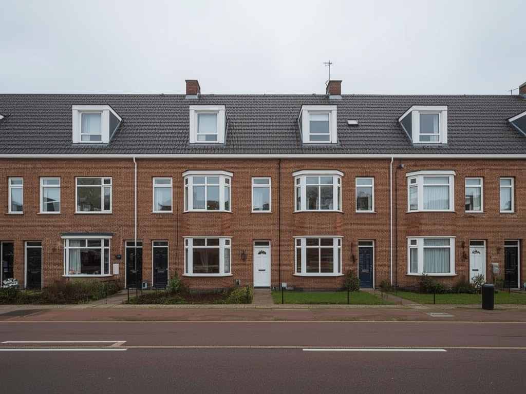 foto van ouderwetse huizen