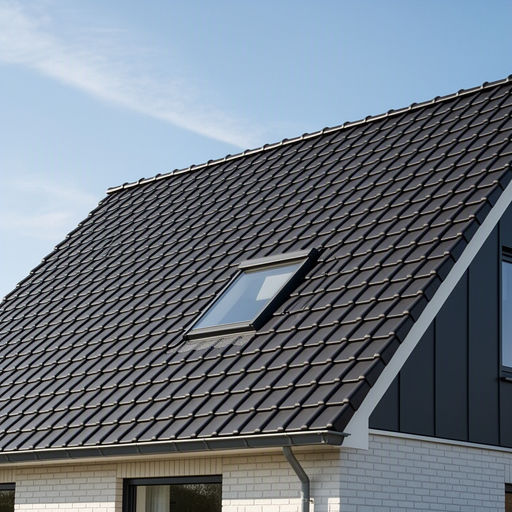 Wit kantelbaar kunststof dakraam met HR++ glas in een zolderkamer